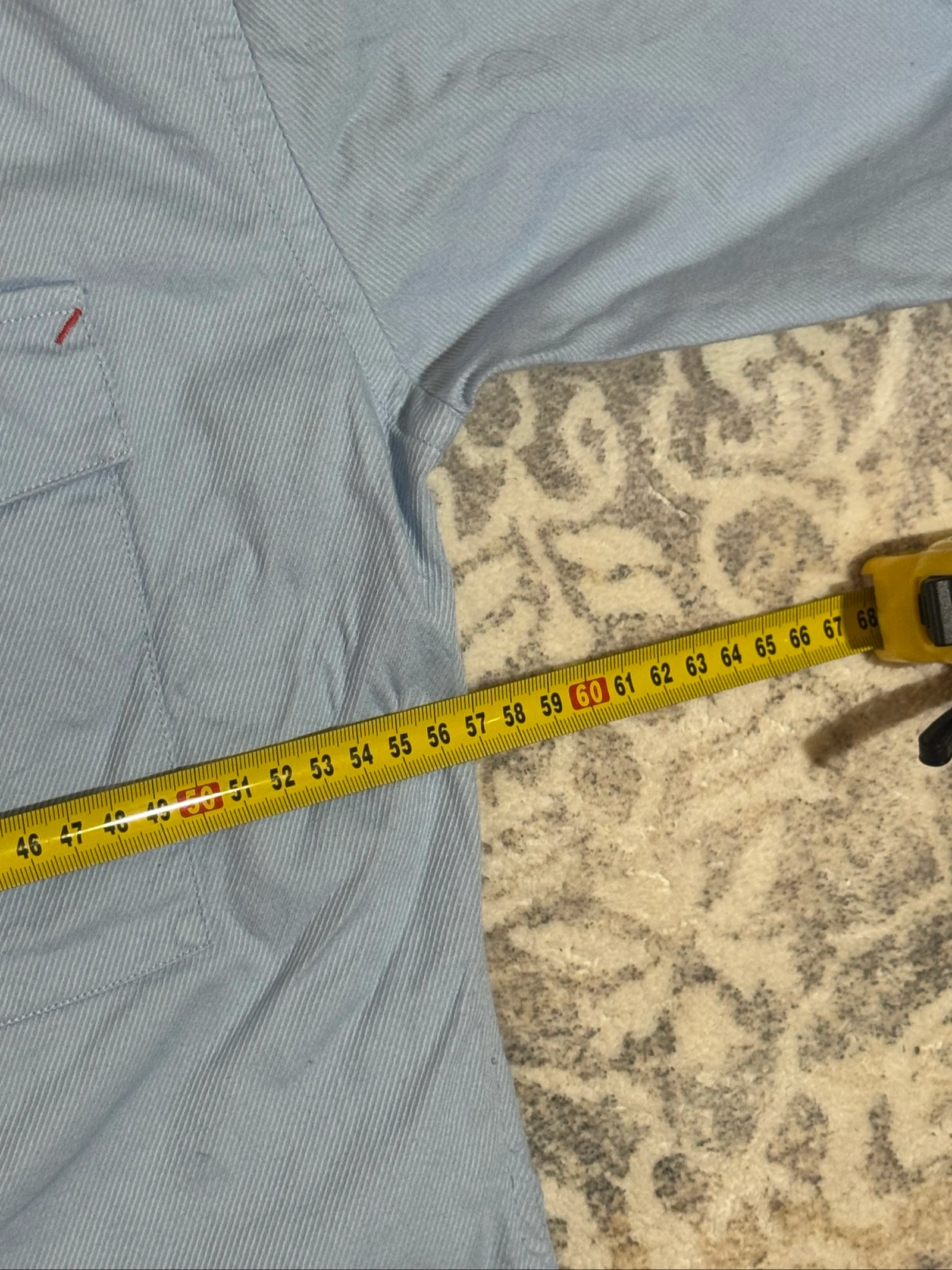 Light blue vintage Tommy Hilfiger shirt with embroidered patches – photo 9